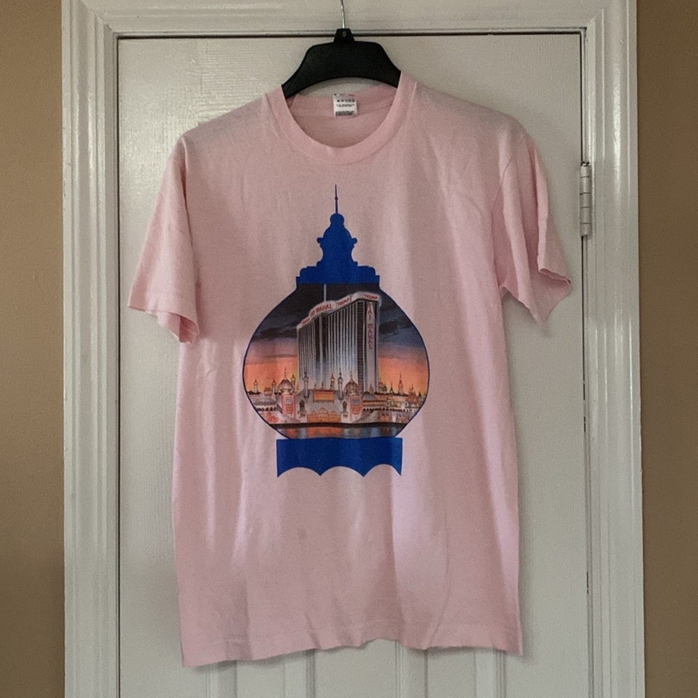 VTG 90’s TRUMP TAJ MAHAL CASINO RESORT™ Atlantic City NJ Shirt Tee T-Shirt